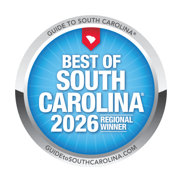Official Best of South Carolina 2026 Regional Winner seal from Guide to South Carolina