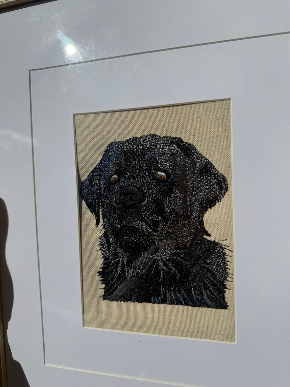 Custom Pet Portrait Embroidery